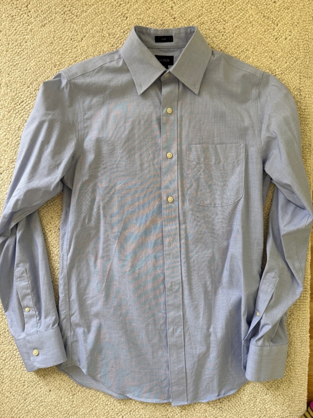 J. Crew Light Blue Men's Button-Up Dress Shirt